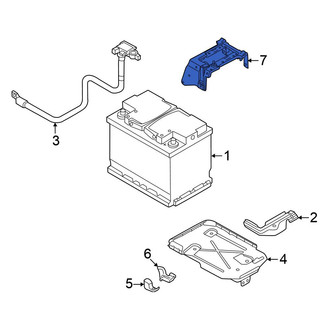 Volkswagen OE - Battery Tray Bracket