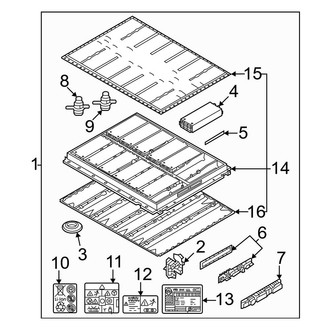 Volkswagen OE - Electrical - Battery (82 kWh, Battery & Components, High Voltage)