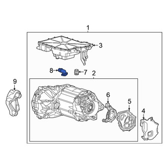 Volkswagen OE - Rear Drive Motor Inverter Coolant Line