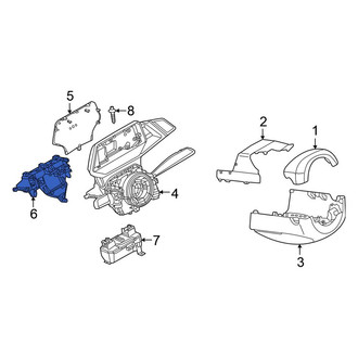 Volkswagen OE - Instrument Cluster Housing Cover Bracket