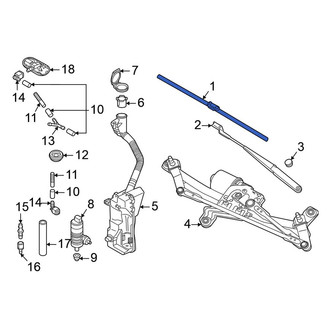 Volkswagen OE - Front Wiper Blade