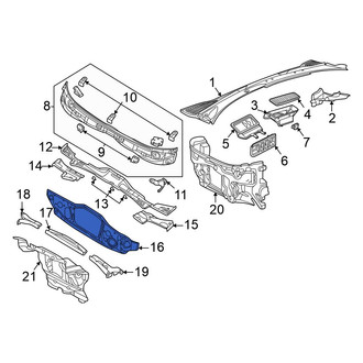 Volkswagen OE - Front Upper Firewall
