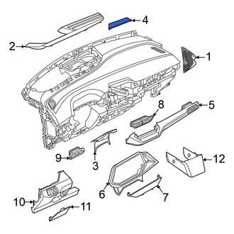 Volkswagen OE - Upper Instrument Panel Trim Panel
