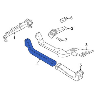 Volkswagen OE - Front Upper Center Instrument Panel Air Duct