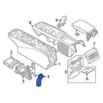 Volkswagen OE - Rear Instrument Panel Air Duct