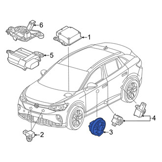 Volkswagen OE - Center Air Bag Impact Sensor