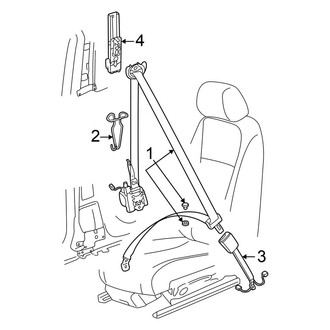 Volkswagen OE - Restraint Systems - Front Seat Belts