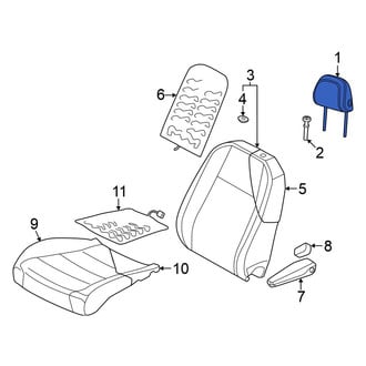 Volkswagen OE - Front Left Headrest