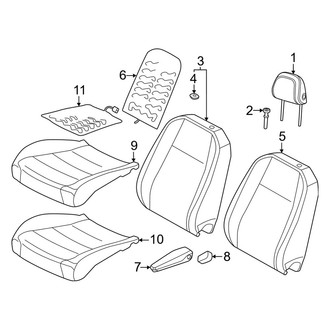 Volkswagen OE - Seats & Tracks - Driver Seat Components (Covers & Pads)
