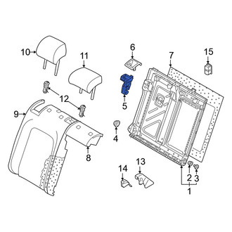 Volkswagen OE - Rear Right Folding Seat Latch