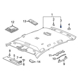 Volkswagen OE - Quarter Panel Trim Panel Clip
