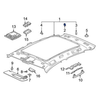 Volkswagen OE - Front Headliner Clip
