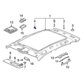 Volkswagen OE - Headliner Clip