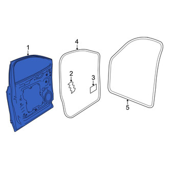 Volkswagen OE - Front Left Door Shell
