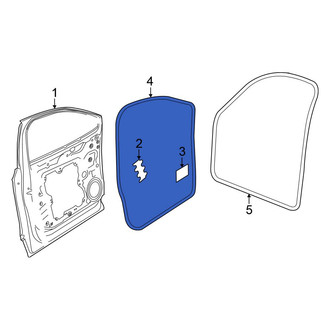 Volkswagen OE - Rear Outer Door Seal