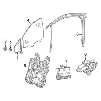 Volkswagen OE - Front Door - Glass & Hardware