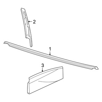 Volkswagen OE - Rear Door - Exterior Trim