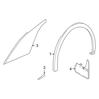 Volkswagen OE - Quarter Panel - Exterior Trim
