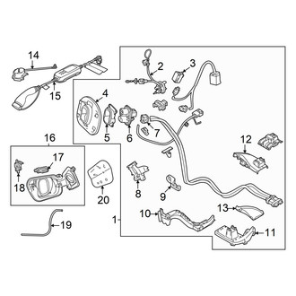 Volkswagen OE - Quarter Panel - Electrical Components (82 kWh, Charge Port & Components)