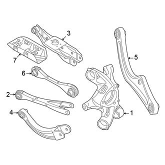 Volkswagen OE - Rear Suspension - Suspension Components