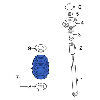 Volkswagen OE - Rear Coil Spring