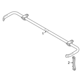 Volkswagen OE - Rear Suspension - Stabilizer Bar & Components