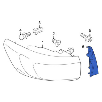 Volkswagen OE - Rear Left Tail Light Cover
