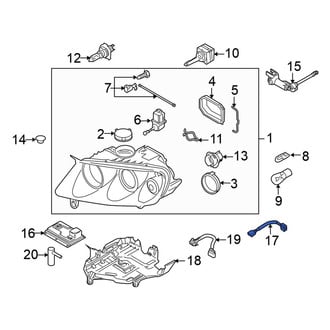 Volkswagen OE - Right Headlight Connector