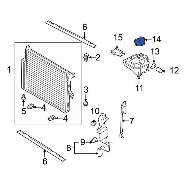 Engine Coolant Reservoir Cap