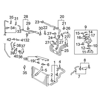 Volkswagen OE - Cooling - Hoses & Lines (With Rear Seat Heater), (3.2L)