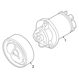 Volkswagen OE - Cooling - Water Pump (Main), (V6)