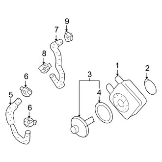 Volkswagen OE - Cooling - Oil Cooler (3.2L)