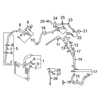 Volkswagen OE - Cooling - Hoses & Lines (Return, to 11/06), (4.2L)