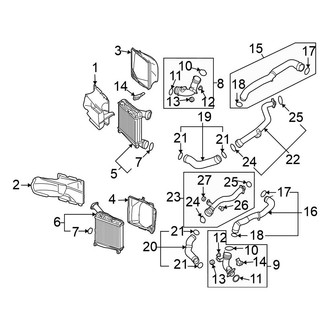 Volkswagen OE - Cooling - Intercooler (4.9L)