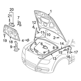 Volkswagen OE - Hood & Components