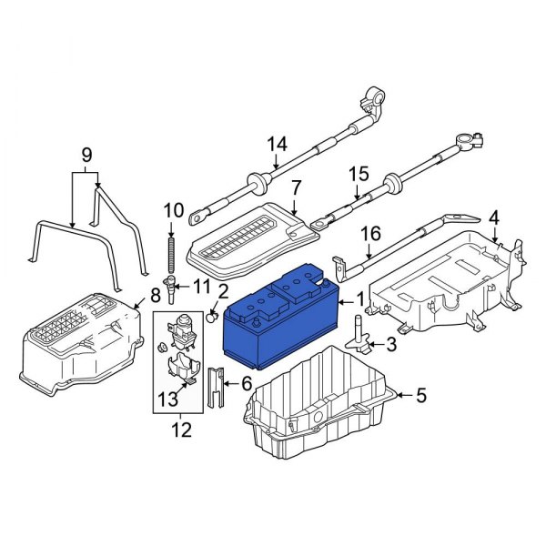 Volkswagen OE 000915105DL - Vehicle Battery