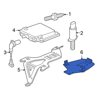 Volkswagen OE - Lower Engine Control Module (ECM) Bracket