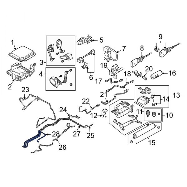 Air Suspension Compressor Line