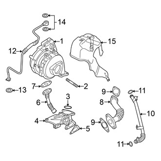Volkswagen OE - Engine / Transaxle - Turbocharger & Components (3.0L)