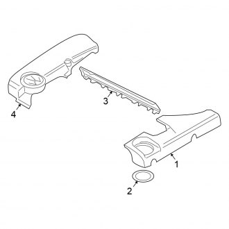 Volkswagen OE - Engine / Transaxle - Engine Appearance Cover (3.2L)