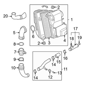 Volkswagen OE - Engine / Transaxle - Air Intake (4.9L)