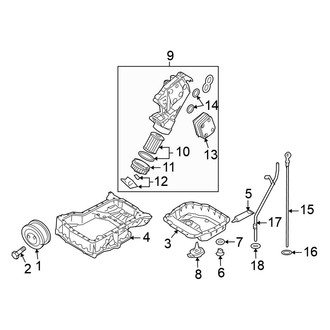 Volkswagen OE - Engine / Transaxle - Engine Parts (To 11/06), (4.2L)