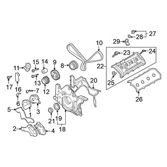 Volkswagen OE - Engine / Transaxle - Valve & Timing Covers (To 11/06), (4.2L)