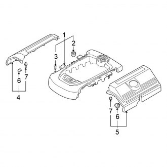 Volkswagen OE - Engine / Transaxle - Engine Appearance Cover (To 11/06), (4.2L)