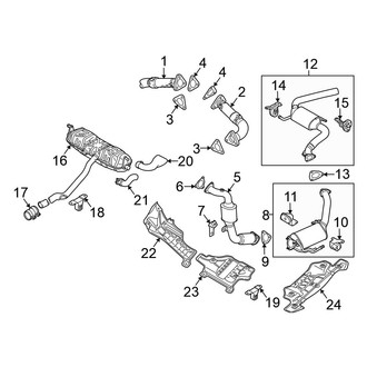 Volkswagen OE - Exhaust System - Exhaust Components (3.0L)