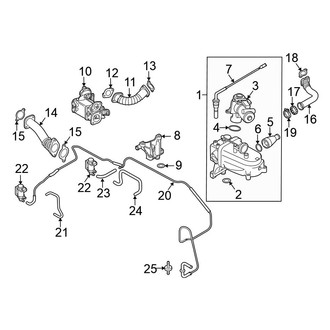 Volkswagen OE - Emission System - Emission Components (Engine Components), (3.0L)