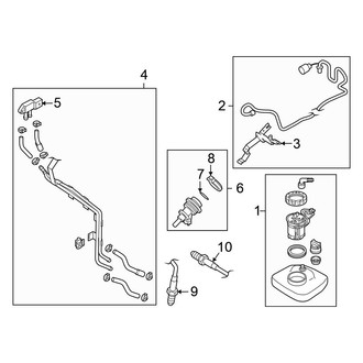 Volkswagen OE - Emission System - Emission Components (Exhaust Components), (3.0L)