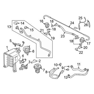 Volkswagen OE - Emission System - Emission Components (To 11/06), (4.2L)