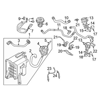 Volkswagen OE - Emission System - Emission Components (From 12/06), (4.2L)