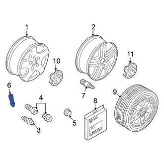 Volkswagen OE - Tire Valve Stem